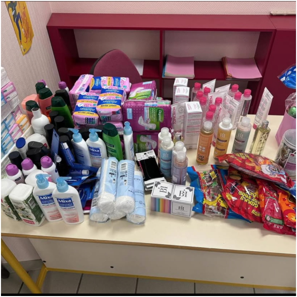 Don de produits de beauté et d’hygiène