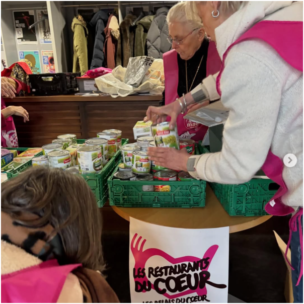 Soutien au Restos du Cœur de Provins