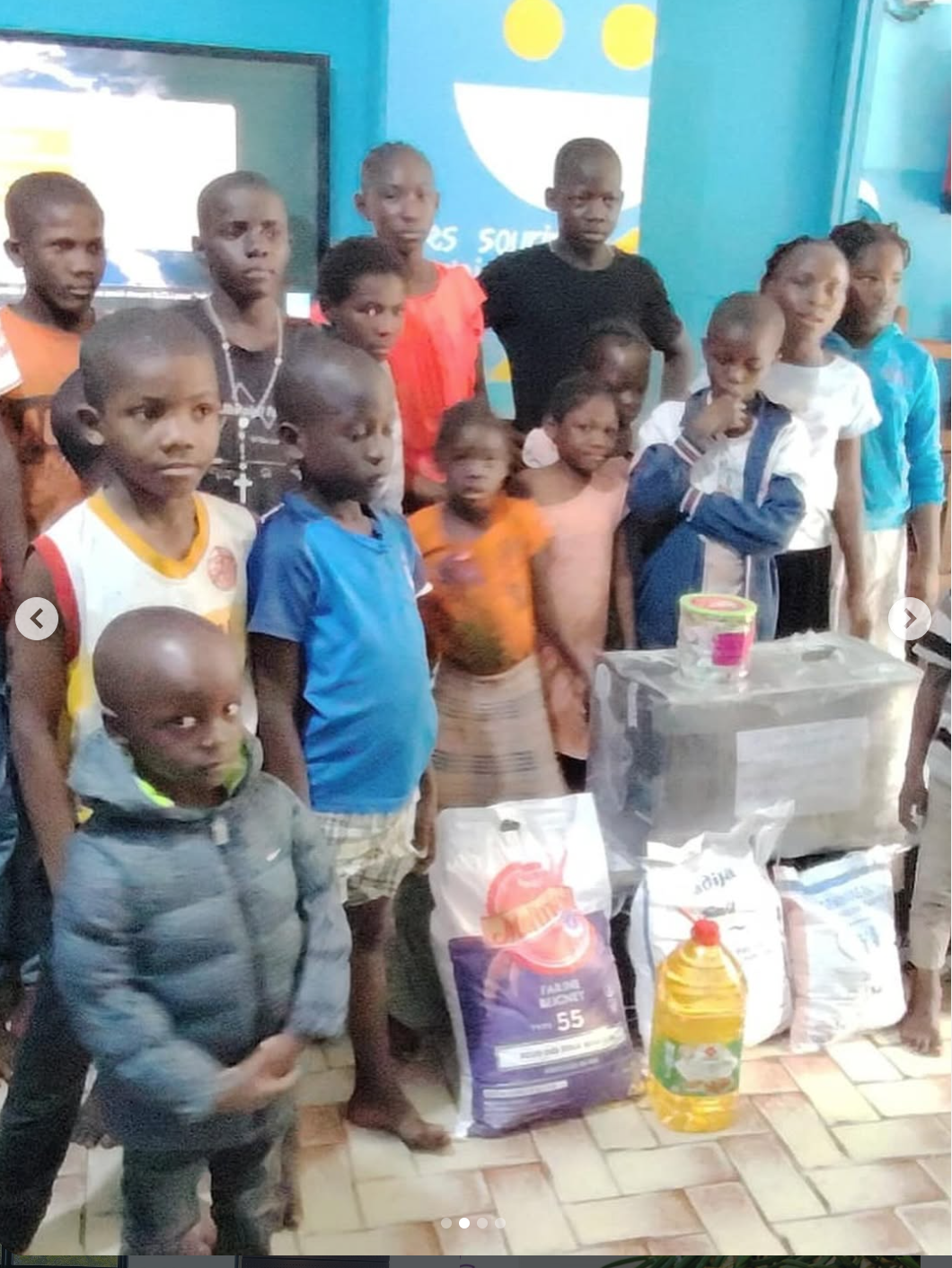 Visite à l’orphelinat Notre Dame de Nazareth de Brazzaville