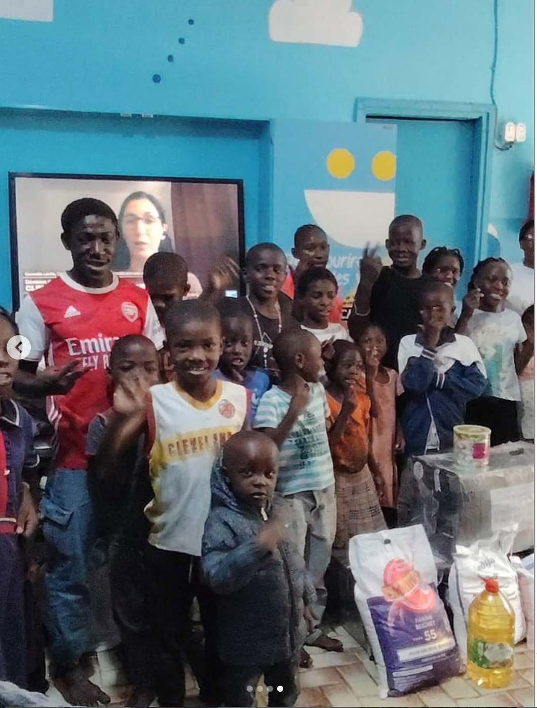 Visite à l’orphelinat Notre Dame de Nazareth de Brazzaville